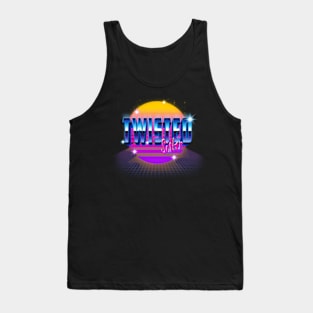 Personalized Twisted Name Vintage Styles Christmas 70s 80s Tank Top